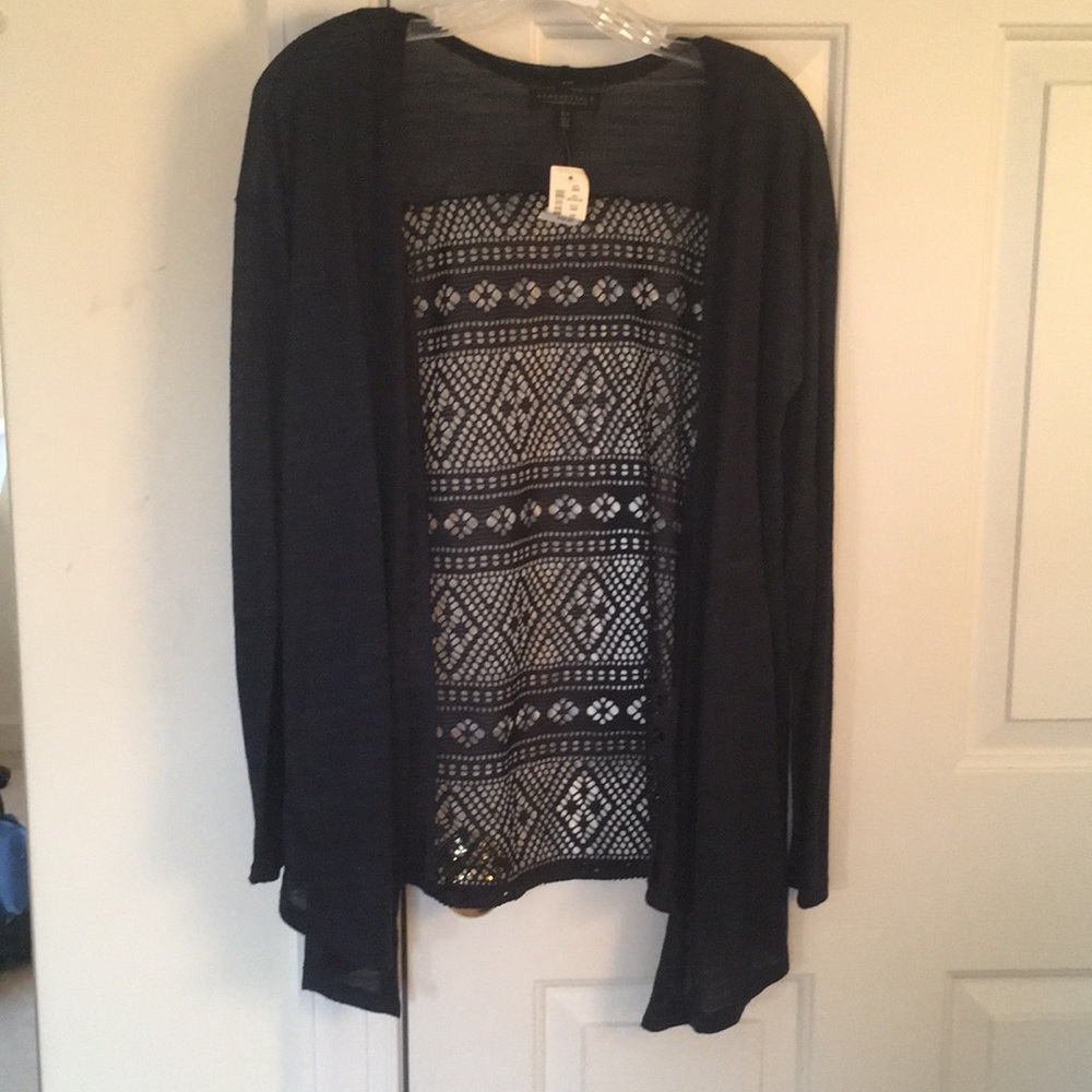 Thin Navy Cardigan